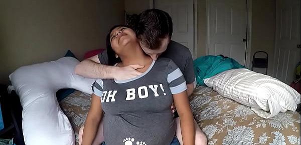  Sensual Breastfeeding Husband while Pregnant. C4S MV